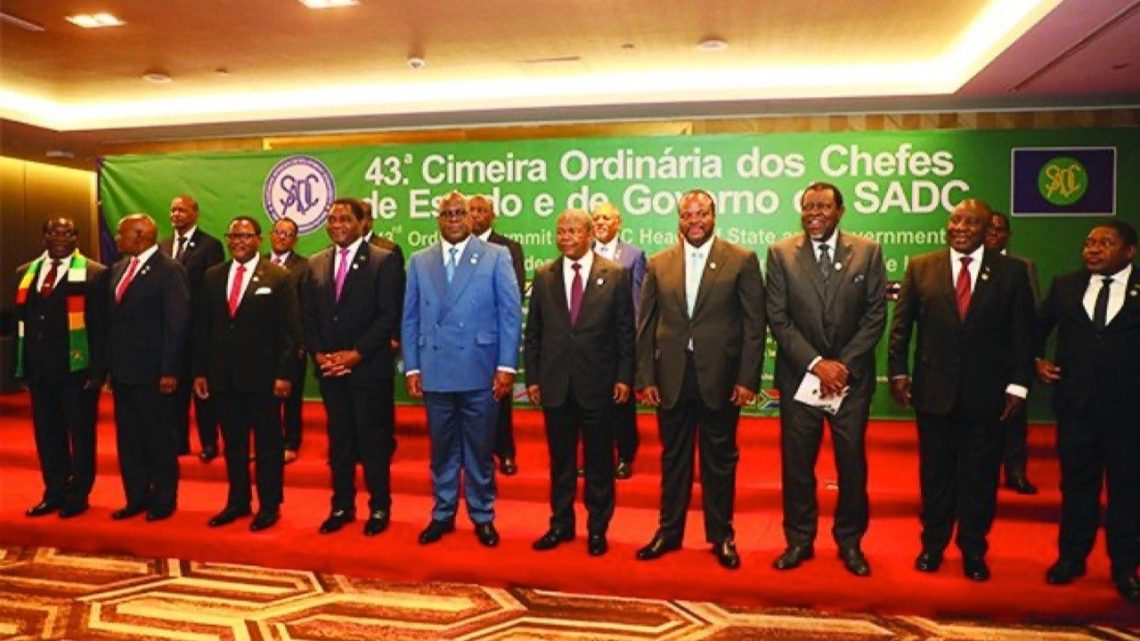 Líderes da SADC