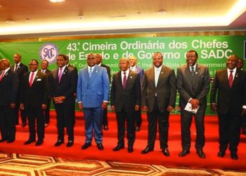 Líderes da SADC
