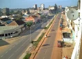 Uma das ruas principais da cidade do Huambo
