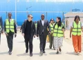 Visita do secretário de Estado para a Indústria, Carlos Rodrigues, à nova fábrica de cimento do Sequele