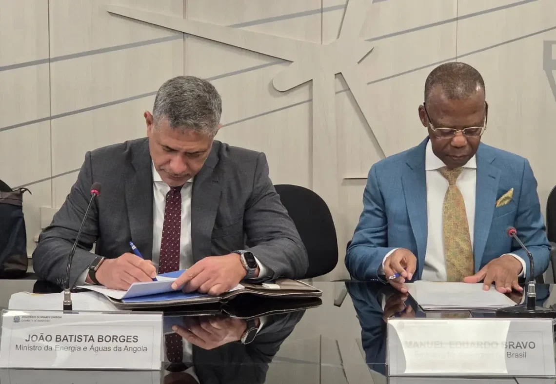 Assinatura do Memorando de Entendimento entre Angola e o Brasil