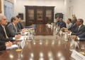 Encontro das delegações de Angola e Portugal
