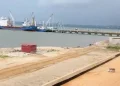 Porto do Caio, em Cabinda