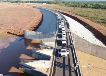 Obras na barragem de Calacuve no Cunene
