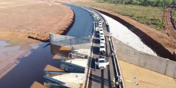 Obras na barragem de Calacuve no Cunene